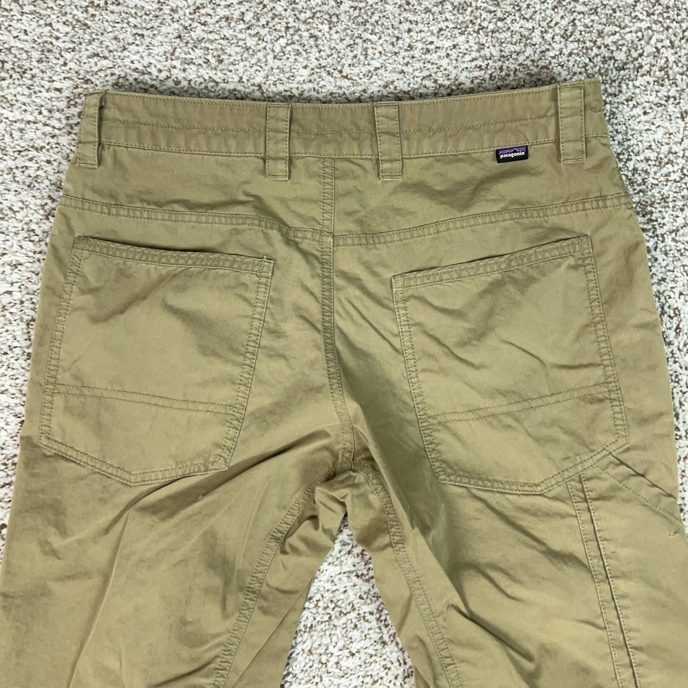 Patagonia Pants Mens 32x30 Beige Organic Tenpenny Canvas Hiking Workwear Gorp - Picture 10 of 13